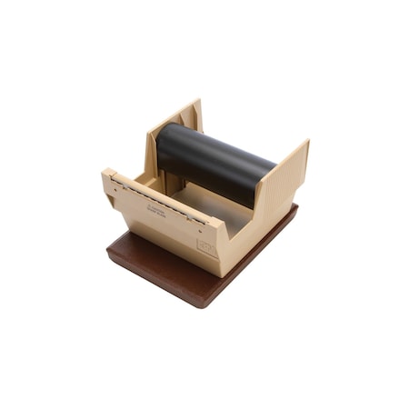 Scotch Tape Dispenser, 6 in Max. Tape Width, 3 in Tape Core Dia., Metal, Plastic, Putty P-56W