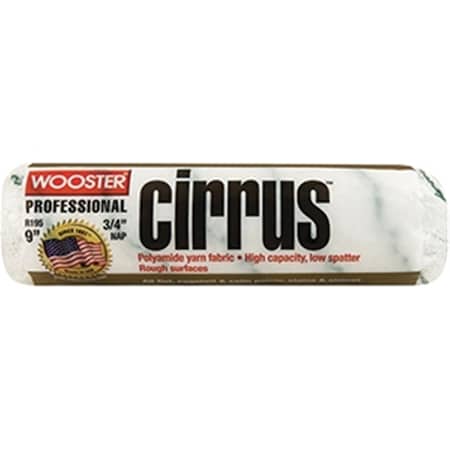 Wooster R195 9 in. Cirrus 0.75 in. Roller Cover 71497177483