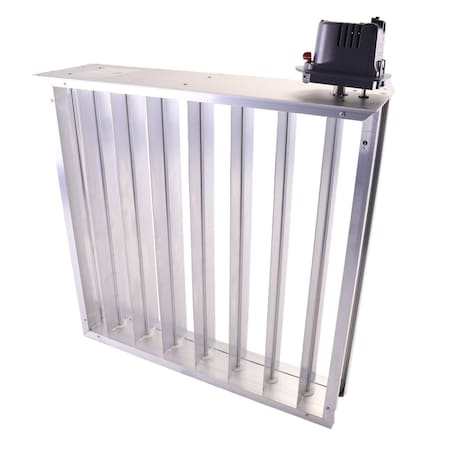 Resideo 22'' Wide X 22'' High Zone Damper 24Vac Power Closed/Spring Return Open Two Position Motor ZD22X22TZ