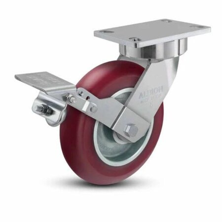 Albion Caster, Maintenance-Free, 8x2, 38AX08228S01FBK 38AX08228S01FBK