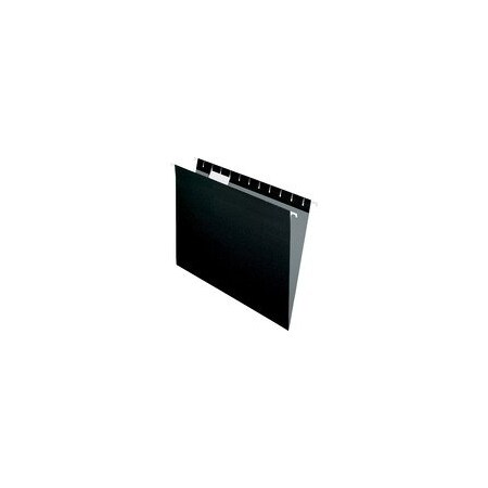 Pendaflex FOLDER, HANG, LTR, 1/5, 25B, BK, 25PK 81605