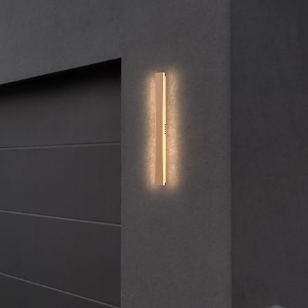 Leeki Outdoor Wall Light Bar Lamp, 24 inch, Gold LKI-1048