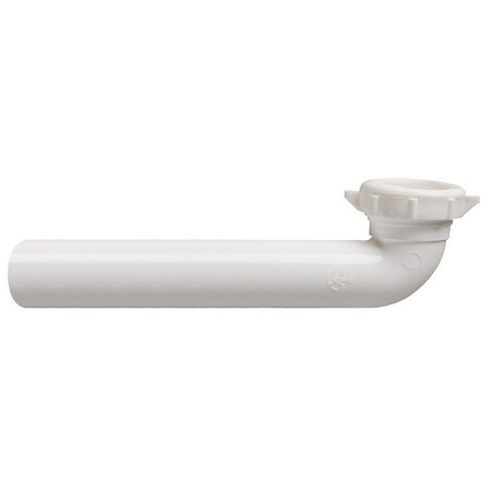 Plumb Pak Waste Arm, 1-1/2 in, Slip, Plastic, White PP101W