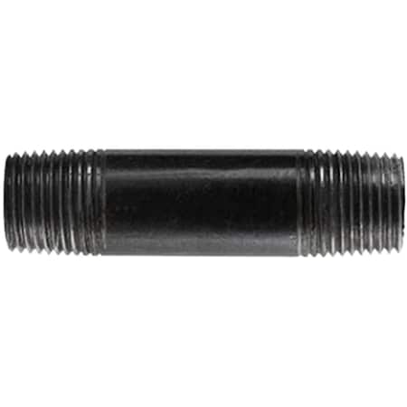 Ldr Industries 0.38 x 4.5 in. Black Pipe Nipple 308 38X412