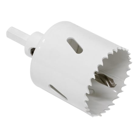 Vulcan Hole Saw with Arbor Hanager, 3 in Dia, 1-7/8 in D Cutting, 4/6 TPI, HSS Cutting Edge 962531OR