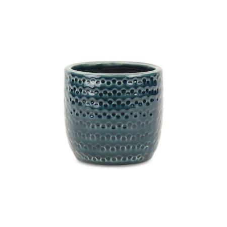 Cheungs 4.25 x 4.25 x 4.25 in. Attollo Dotted Pattern Pot 5779S