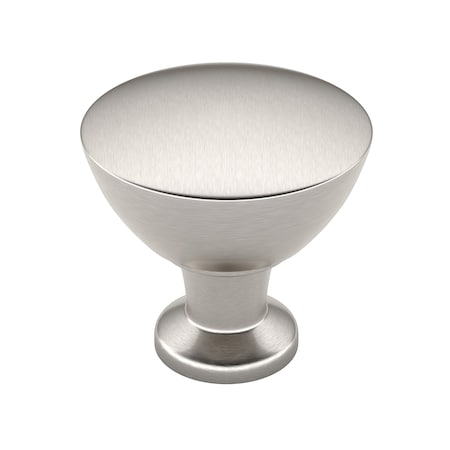 Richelieu 1 11/32 in (34 mm) Brushed Nickel Contemporary Cabinet Knob BP872034195