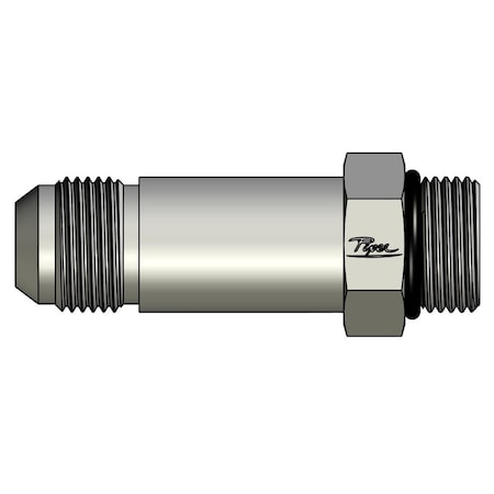 Piper Straight Thread Connector, 3/4in. Male JIC, X-Long, 3/4in. Male O-Ring Boss 0700-XL-12-12