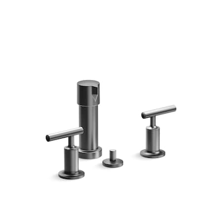 Kohler Purist Vertical spray bidet faucet with lever handles 14431-4-BGP