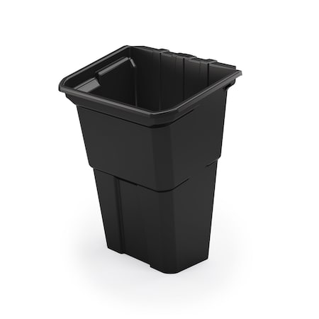 Suncast Commercial WASTE BIN, 12X17X22, Black, 2PK BIN17222