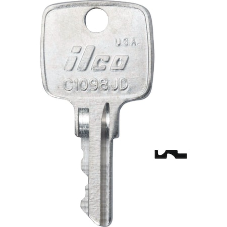 Ilco C1098JD John Deere Tractor Key Blank, 10PK IAA31832002