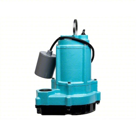 Little Giant Pump EffluentPump, 20ft, 7.0A, 0.5hp, 115VAC 9ECH-CIA-RF