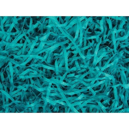 Nashville Wraps Caribbean Teal Color Tissue Paper Shred, 18 oz. Bag 4XCT