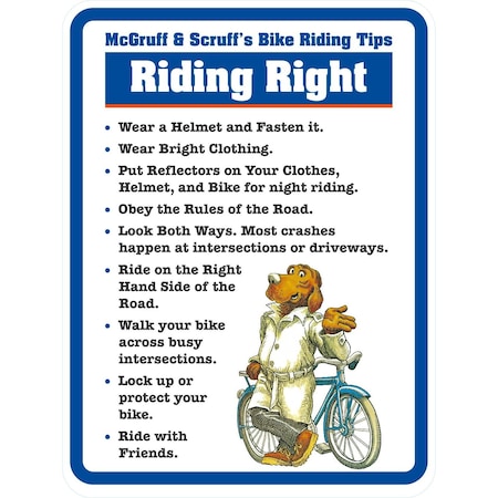 Lyle Riding Right (with Graphic), 18x24, Engineer Grade, White G-10163-EG_18x24