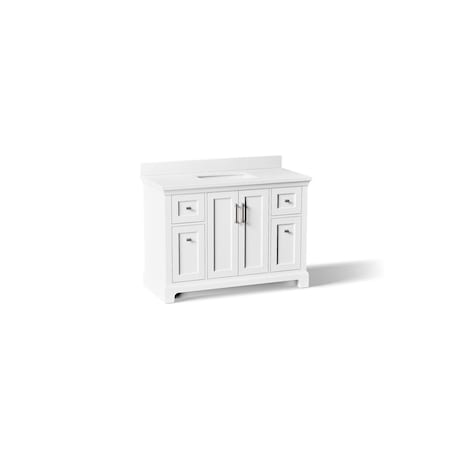 Kohler Charlemont 48" bathroom vanity cabinet with sink and quartz top 29262-BD1-0