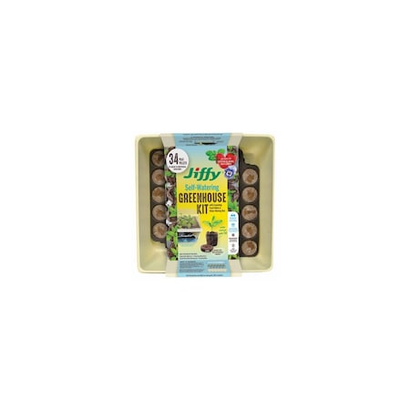 Green Garden Products Self-Watering Greenhouse, 34-Ct. T34HG