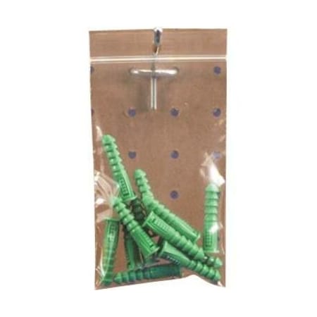 Partners Brand Reclosable Poly Bag, 4" L, 4" W, 2 mil Thick PB6708