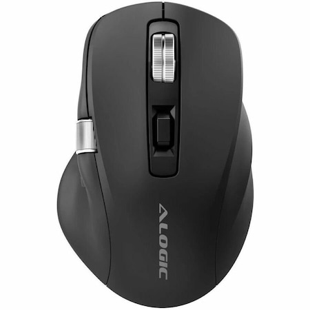 Alogic APEX BLUETOOTH USB-C RECHARGEABLE 7 KEYS PROGRAMMABLE MOUSE-BLACK AMBT7KBK