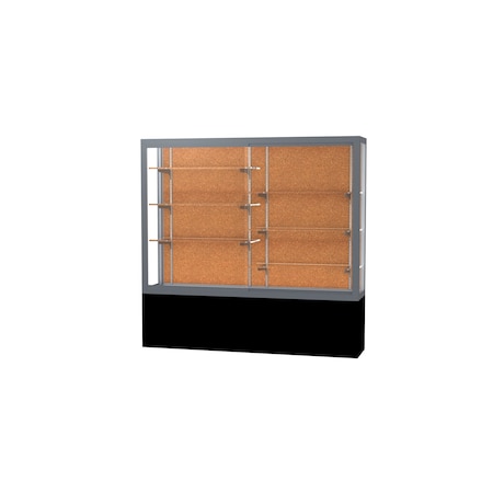Ghent Display Case 72x66x16, Cork, Satin 13406-CK-SN