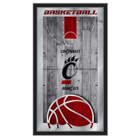 Holland Bar Stool Co Cincinnati 15" x 26" Basketball Mirror MBsktCincin
