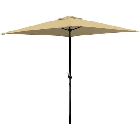 Seasonal Trends Umbrella, 7.8 ft H, 6.5 ft W Canopy, 6.5 ft L Canopy, Square Canopy, Steel Frame UMQ65BKOBD-04