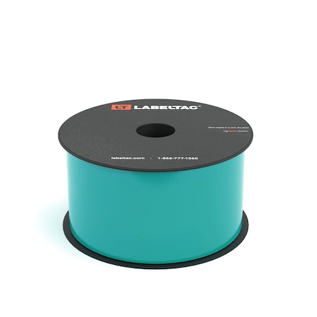 Labeltac LabelTac 4 and Pro Model High Performance 10-Year Vinyl Supply 2.5in x 150ft, Teal LT2523HP