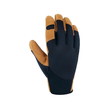Carhartt Men's Indoor/Outdoor Work Gloves Beige/Black XL 1 each GD0870MBLKBLYXL