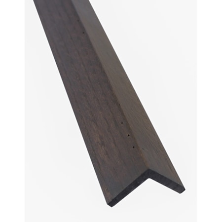Timberchic Wood, Dark Gray, 48 in L, 1.25 in W, Stained 321