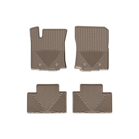Weathertech Tan, Front and Rear All Weather Floor Mats WTFT186136