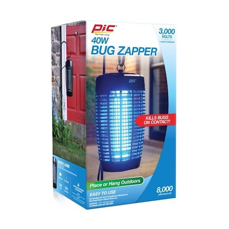 Pic Outdoor Bug Zapper 1 acre 40 W 40W-OCTZAP