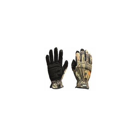 Big Time Products True Grip Utility Gloves, Spandex/Synthetic Leather Palm, Mossy Oak Camo, Men's M 9704-23