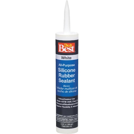Do It Best 9.8 Oz. All-Purpose Silicone Sealant Wht 7079818338