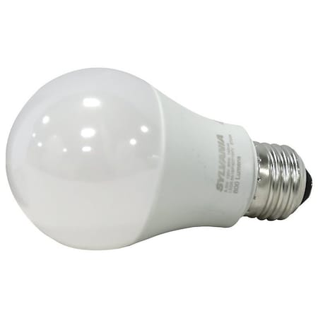 Sylvania LED Bulb, General Purpose, A19 Lamp, 60 W Equivalent, E26 Lamp Base, Frosted, Warm White Light 73888