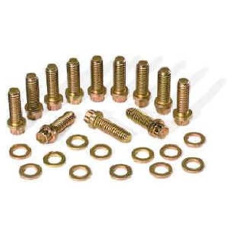 Moroso 38420 12 of Intake Manifold Bolt Kit 0.3716 x 1.25 in. MOR38420