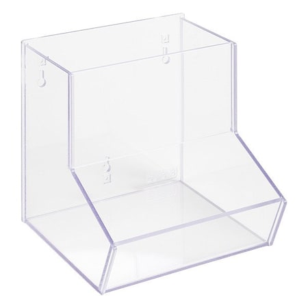 Poltex Lab Bulk Bin, Clear, 8 5/8 in L BLKBN8-T