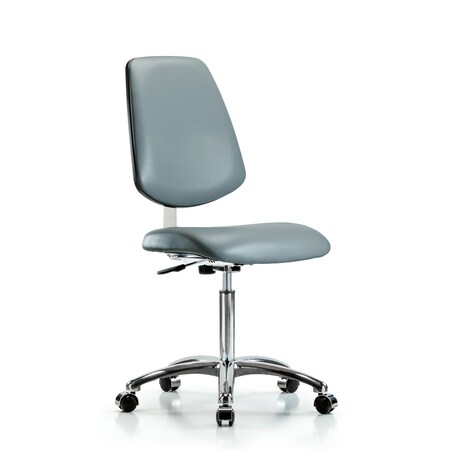 Blue Ridge Ergonomics Vinyl Clean Room Chair BR-CLR-VMBCH-MB-CR-NF-CC-8822