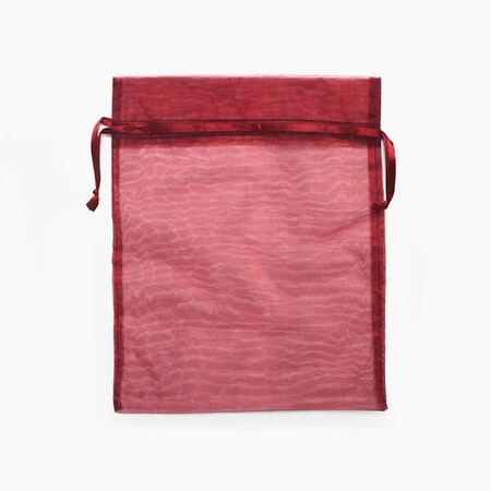 Nashville Wraps Merlot Sheer Organza Bags, 10x12, 10PK B812276