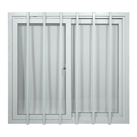 Mytee Products 44 inx44 in Shipping Container Window w/ Security Bars PVC Sliding Window Dual Panes CTL-WINDOW