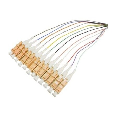 Add-On This Is A 1M Splice 12-Strand Multicolored Riser-Rated Fiber Pigtail ADD-PT12-1MLC-OM1