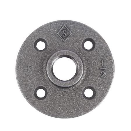 Stz Industries 1/2 in. FIP each Black Malleable Iron Floor Flange 310UPF-12