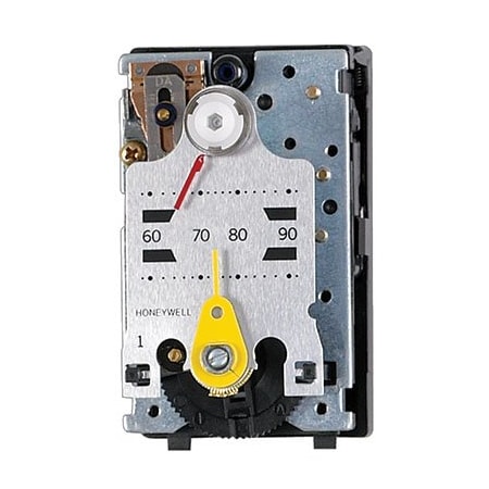 Honeywell Pneumatic Thermostat, Direct Acting Heating, 59-90F Day, 50-80F Night, 2 Temperature TP971A2086