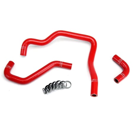 Hps Performance High Temp Reinforced Silicone Heater Coolant Hose Kit, Red,  57-1430-RED
