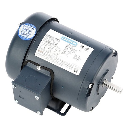 Leeson Three-Phase General Purpose Motor, 1/3 HP, 48 Frame, 230/460V Voltage, 1,725 Nameplate RPM 101647.00