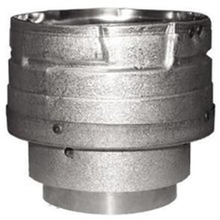 Blueprints 3PVL-X4ADR 3 in. To 4 in. Pellet Vent Appliance Pipe Adapter BL589924