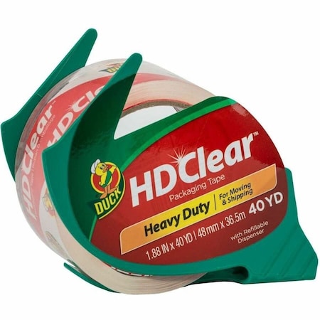 Duck Brand Duck HD Clear 1.88 in. W X 40 yd L Heavy-Duty Packaging Tape with Dispenser 281012