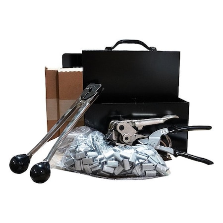 Zoro Select Strapping Kit, 1,765 lb, Steel SK68RB