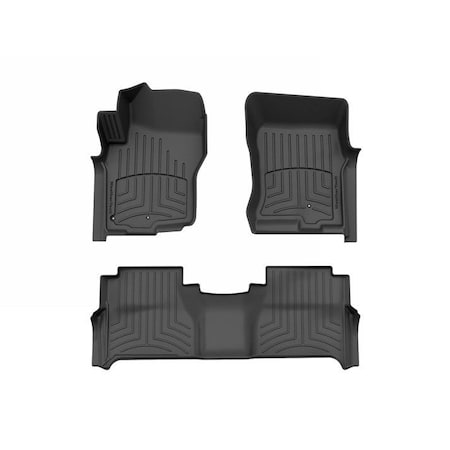 Weathertech Black, Front and Rear FloorLiner HP 441761-440473IM