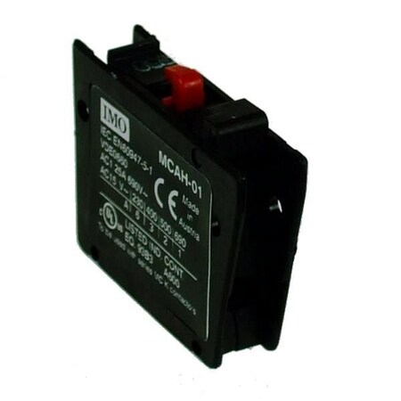 Imo Automation Auxiliary Contact Block High Switching Capacity 25A AC1, 1 MCAH01