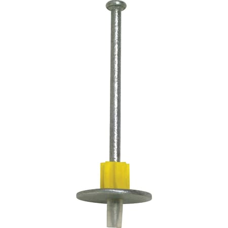 Simpson Strong-Tie PDPAWL.157''x2-1/2'' Mechanically Galvanized Powder-Actuated Pin w/ 1'' Washer, 100-Qty PDPAWL-250MG