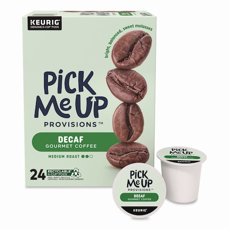 Pick Me Up Provisions Decaf Coffee K-Cups, 24PK 5000382575